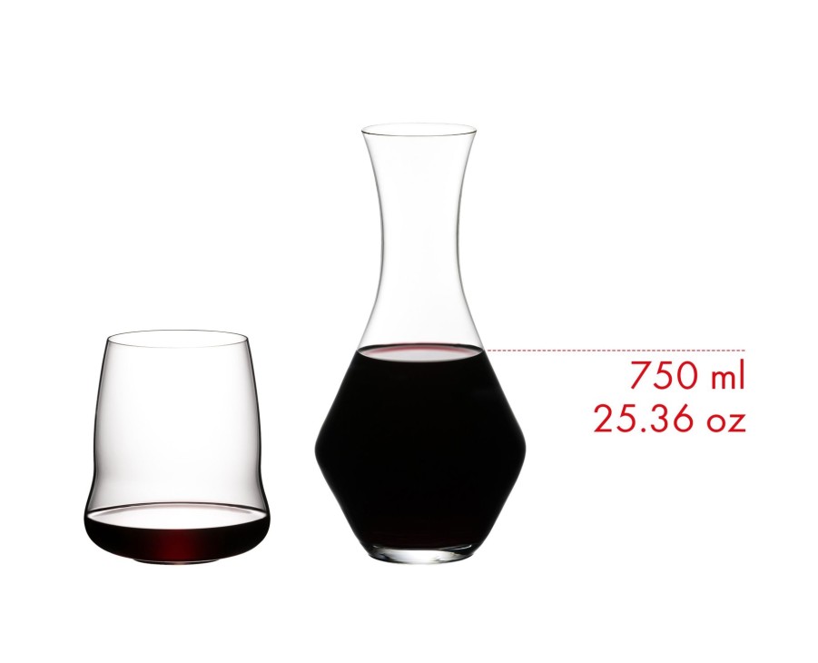 Rotweinglaser Spiegelau | Sl Riedel Stemless Wings Cabernet/Merlot + Dekanter