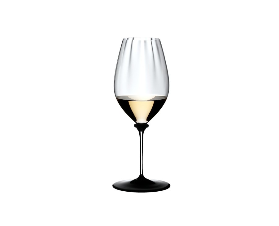 Weisweinglaser Spiegelau | Riedel Fatto A Mano Performance Riesling - Schwarze Bodenplatte