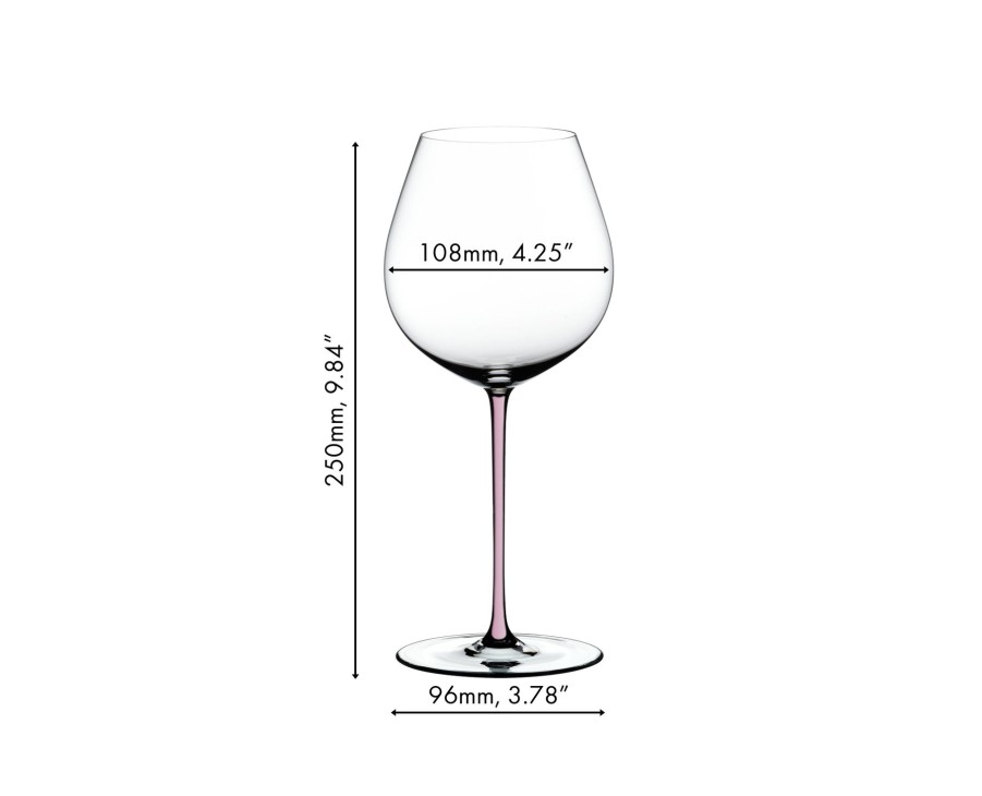 Rotweinglaser Spiegelau | Riedel Fatto A Mano Pinot Noir - Pink