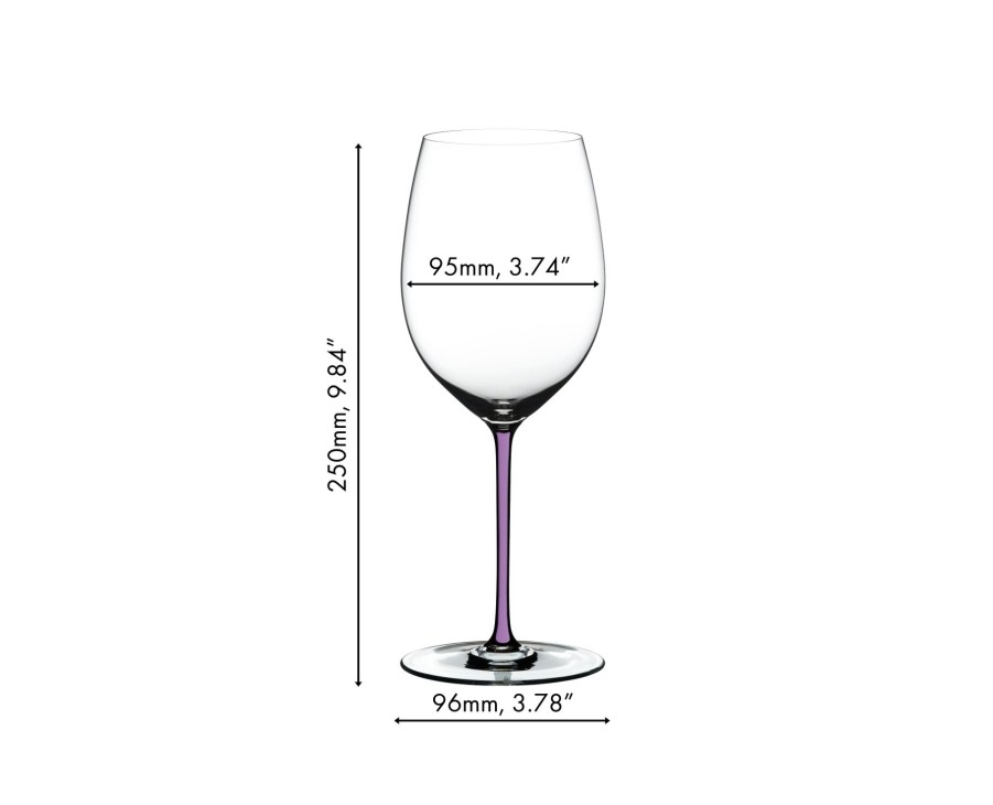 Rotweinglaser Spiegelau | Riedel Fatto A Mano Cabernet/Merlot - Violett