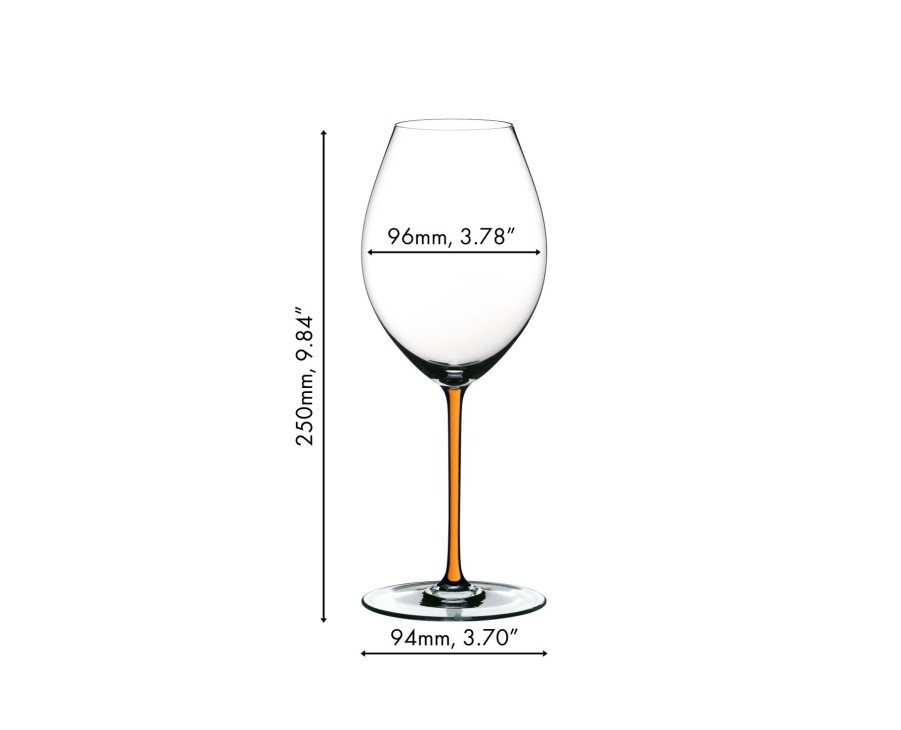 Rotweinglaser Spiegelau | Riedel Fatto A Mano Syrah - Orange