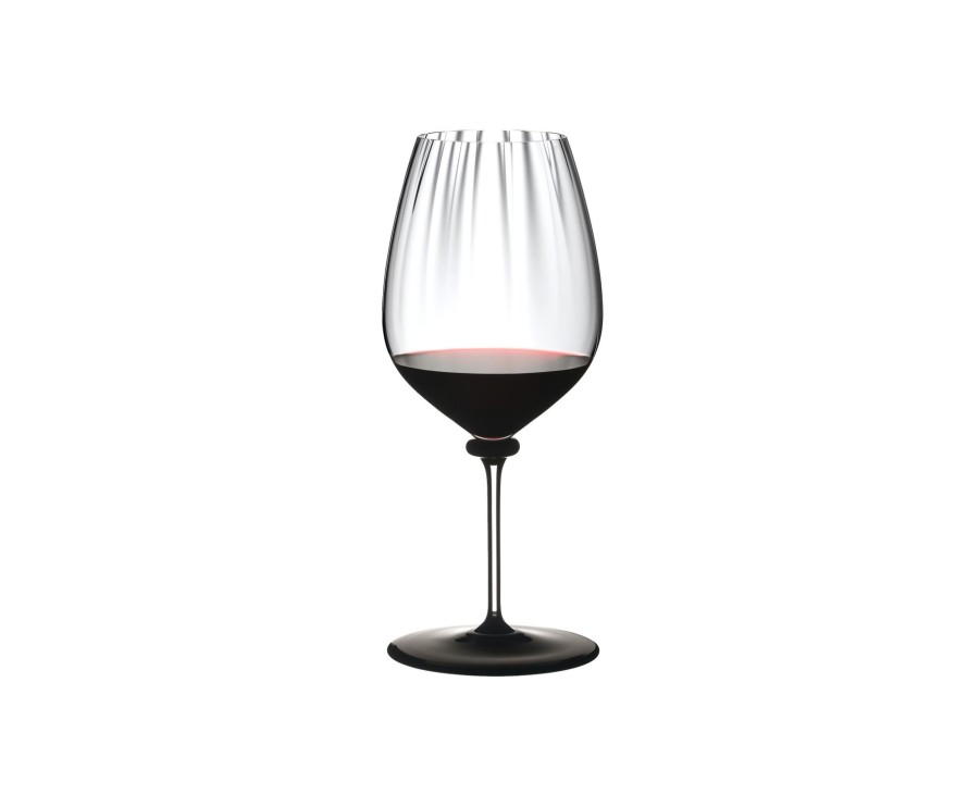 Rotweinglaser Spiegelau | Riedel Fatto A Mano Performance Cabernet/Merlot - Schwarze Bodenplatte