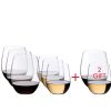 Rotweinglaser Spiegelau | Riedel The O Wine Tumbler Cabernet/Merlot + Viognier/Chardonnay