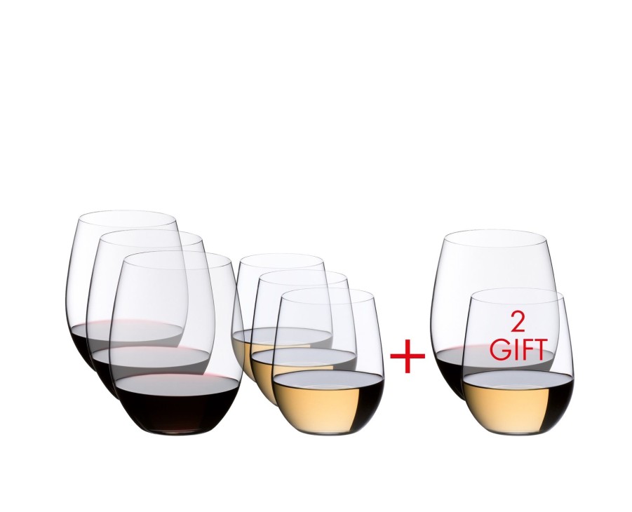 Rotweinglaser Spiegelau | Riedel The O Wine Tumbler Cabernet/Merlot + Viognier/Chardonnay