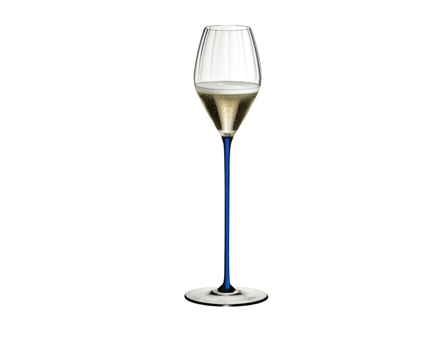 Schaumweinglaser Spiegelau | Riedel High Performance Champagnerglas - Dunkelblau